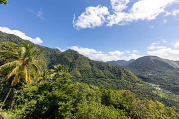 Soufriere, Saint Lucia, West Indies - View to the mountains
