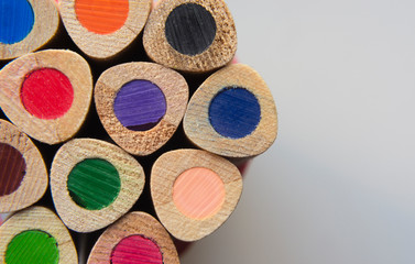 multicolored pencils close up 1