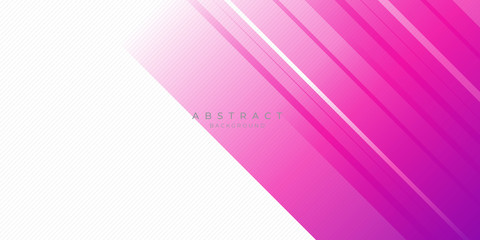 Modern pink purple abstract background with lines and square shape gradation color. Suit for presentation design and much more.