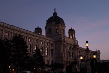 Kunsthistorisches Museum Vienna Museum of Art History (Kunsthistorisches museum) on Maria Theresa square (Maria-Theresien-Platz) in Vienna, Austria