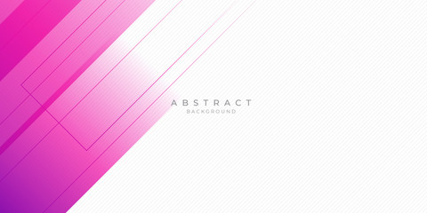 Modern pink purple abstract background with lines and square shape gradation color. Suit for presentation design and much more.