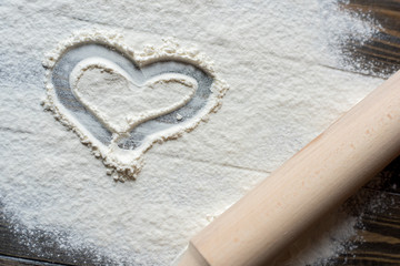 baking for valentines day