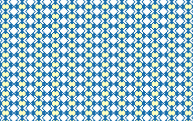 Blue white seamless pattern of blue metal grid