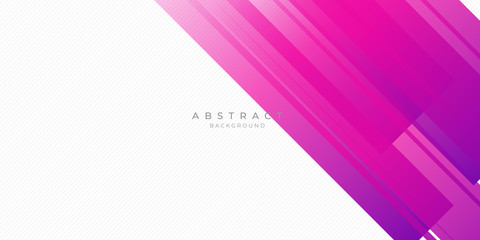 Modern pink purple abstract background with lines and square shape gradation color. Suit for presentation design and much more.
