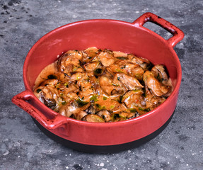 mussels on grill 