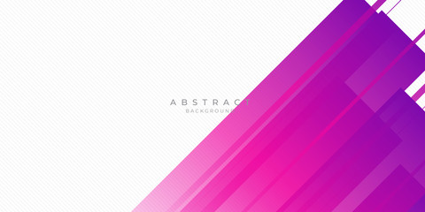 Obraz premium Modern pink purple abstract background with lines and square shape gradation color. Suit for presentation design and much more.