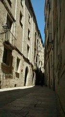 Fototapeta na wymiar View of the streets of Girona