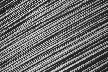 Background with cane, diagonal, horizontal orientation, close-up, copy paste, black and white.