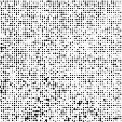 Abstract halftone black and white vector background. Grunge effect dotted pattern. Vector graphic for web business designs.