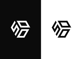 Combination number, stylish vector emblem for design