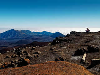 Obraz premium Haleakala volcano in Maui, Hawaii