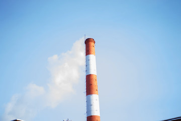 high tower against the blue sky