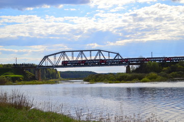 Fototapeta premium bridge over the river