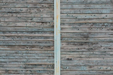 wooden doors, gates from the box where cars are stored, transport, old gates © Jurii