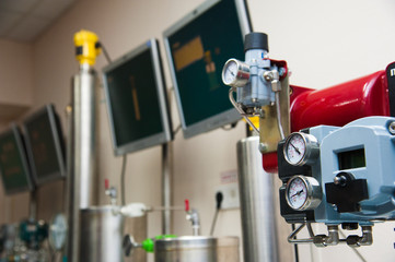 Instruments in the development laboratory
