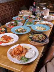 food in restaurant