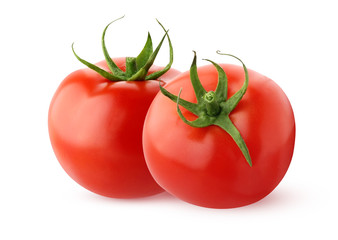 tomato isolated on a white background with a clipping path.