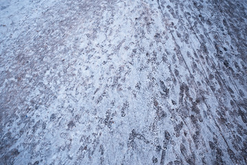tracks asphalt snow, ice, people’s tracks from shoes on snow, snow removal weather