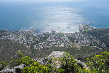 Fototapeta premium Camps bay from top