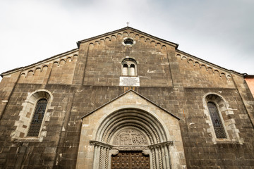 Fototapeta na wymiar Duomo de San Moderanno - Cathedral of Berceto town, Province of Parma, Emilia-Romagna, Italy