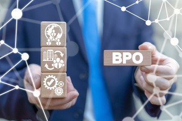 Business Process Outsourcing BPO Concept.