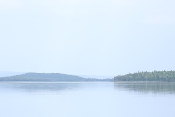 autumn forest north / landscape in the autumn forest, northern, nature view in the fall season