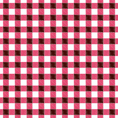 Tablecloth fiber pattern red vector design scribble effect	