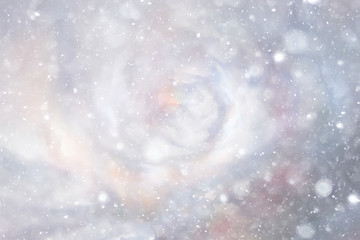 snow sky clouds background abstract / beautiful landscape in the clouds, abstract snowflakes