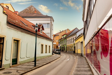 Fototapeta na wymiar Small town Schrems in Lower Austria.