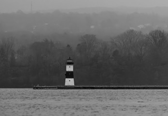 north Pier lighthouse Lake Erie Presque isle Pennsylvania 