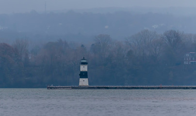 north Pier lighthouse Lake Erie Presque isle Pennsylvania 