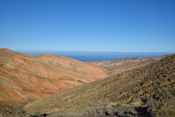 Berglandschaft auf Fuerteventura