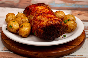 Lombo Assado com batata
