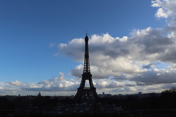 Tour Eiffel Paris Janvier 2020