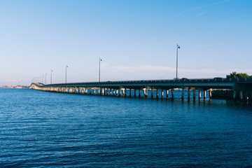 The peace river at Punta Gorda, Florida, USA	