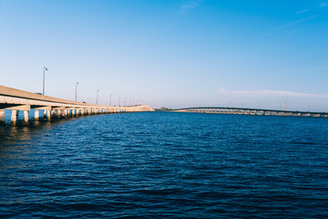 Obraz premium The peace river at Punta Gorda, Florida, USA 