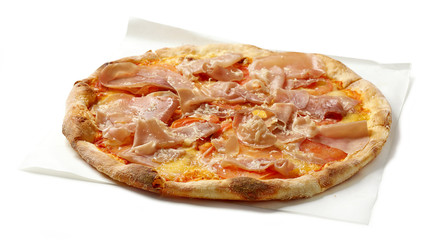 freshly baked pizza