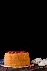 The process of making desserts. Cream cakes, muffins, cookies, groceries. The kitchen and confectioner makes desserts.