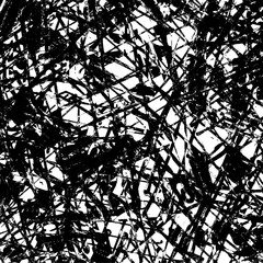 Obraz premium Grunge black and white. Dark abstract texture. Dirty destroyed background. Old vintage surface. Pattern of dirt, dust, scratches, chips