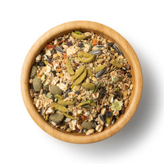 Dry Rodent Food Mix for Mouse, Rabbit or Degu Isolated