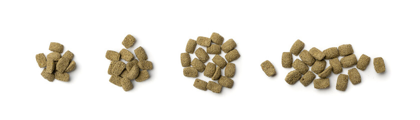 Dry Rodent Food Granules for Mouse, Rabbit or Degu Isolated