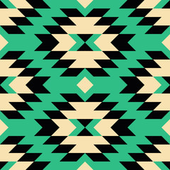 Navajo indian native american classic vintage seamless pattern vector design