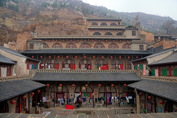 Chinese Traditional Architectural Community Landscape, Qikou Town, Shanxi Province, China