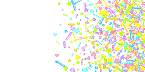 Sprinkles grainy. Cupcake dessert bakery confetti