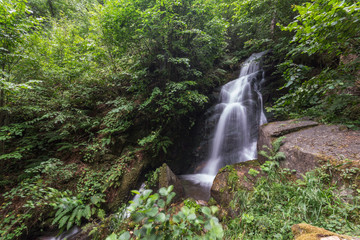 Gabrovo waterfall in Belasica Mountain,North Macedonia