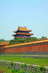 Chinese ancient architectural landscape in Eastern Royal Tombs of the Qing Dynasty, China