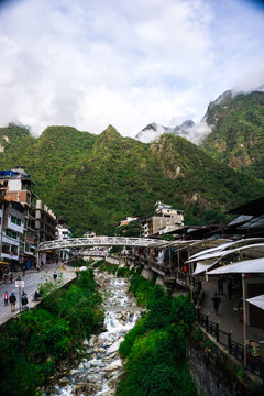 Aguas Calientes town Machu Picchu town