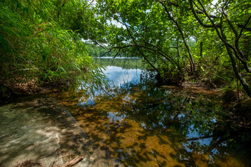 Obraz premium Mountain Lake, Araiba Mountain, Georgia, USA