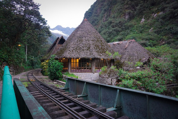 Aguas Calientes town Machu Picchu town