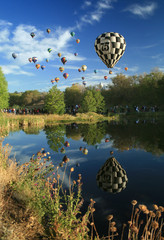 Reflections at the Great Reno Balloon Race